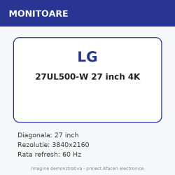 LG 27UL500-W 27 inch 4K