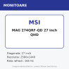 MSI MAG 274QRF-QD 27 inch QHD