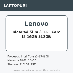 Lenovo IdeaPad Slim 3 15 - Core i5 16GB 512GB