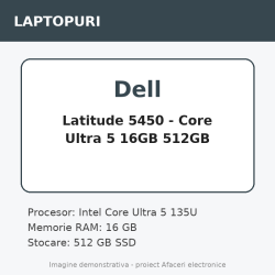 Dell Latitude 5450 - Core Ultra 5 16GB 512GB