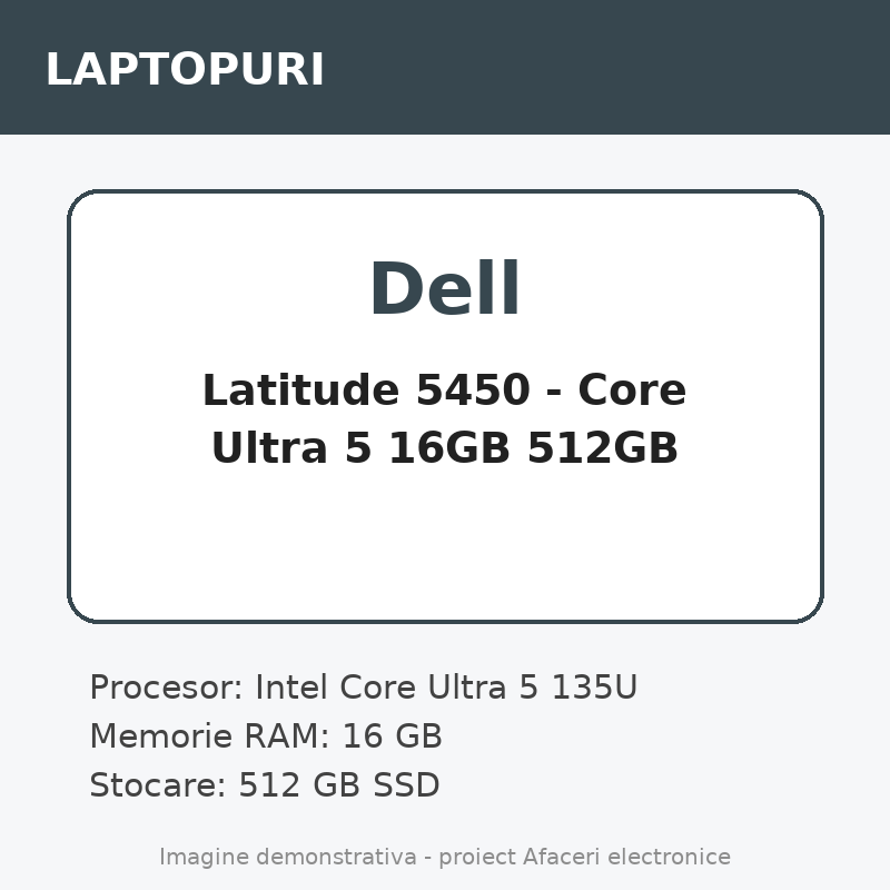 Dell Latitude 5450 - Core Ultra 5 16GB 512GB