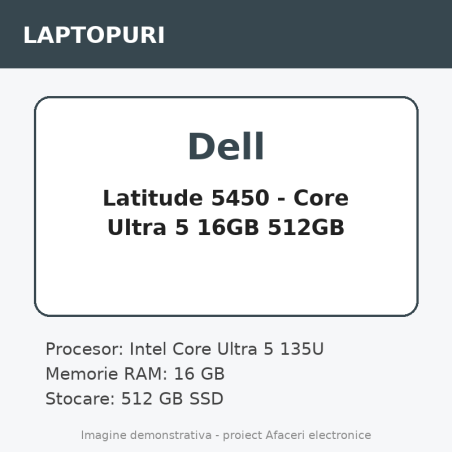 Dell Latitude 5450 - Core Ultra 5 16GB 512GB