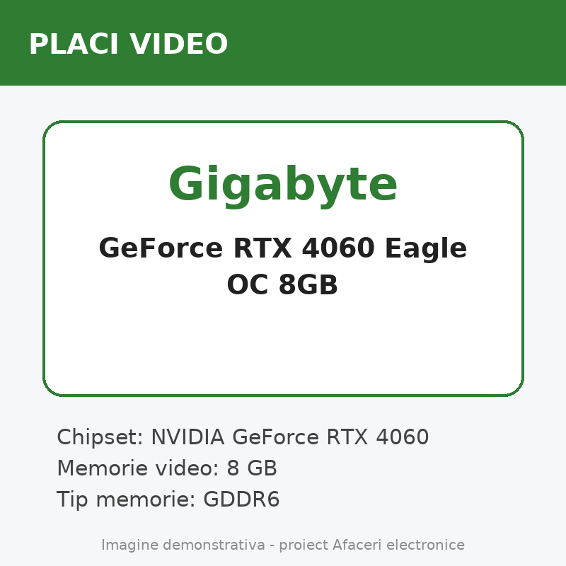 Gigabyte GeForce RTX 4060 Eagle OC 8GB