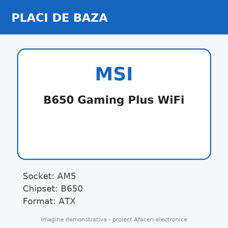 MSI B650 Gaming Plus WiFi