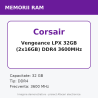 Corsair Vengeance LPX 32GB (2x16GB) DDR4 3600MHz
