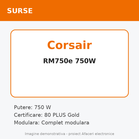 Corsair RM750e 750W