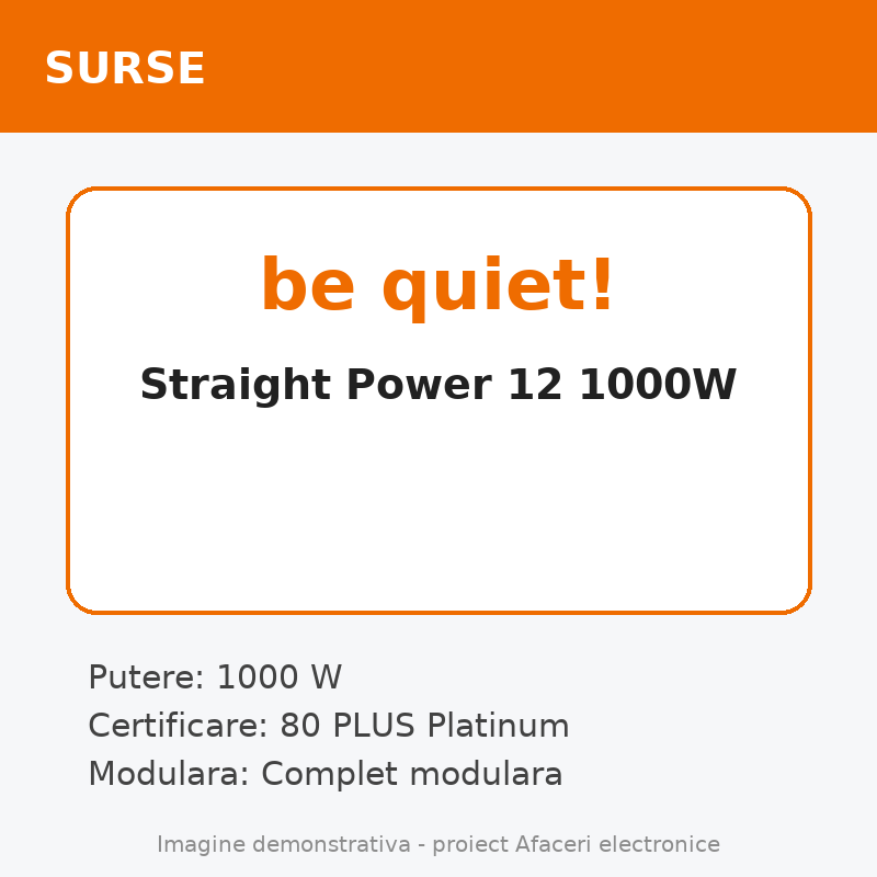 be quiet! Straight Power 12 1000W