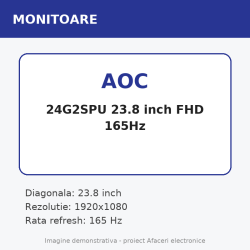 AOC 24G2SPU 23.8 inch FHD 165Hz