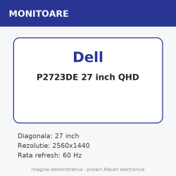 Dell P2723DE 27 inch QHD