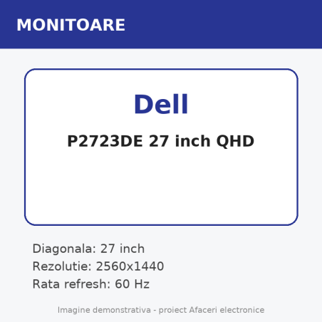 Dell P2723DE 27 inch QHD